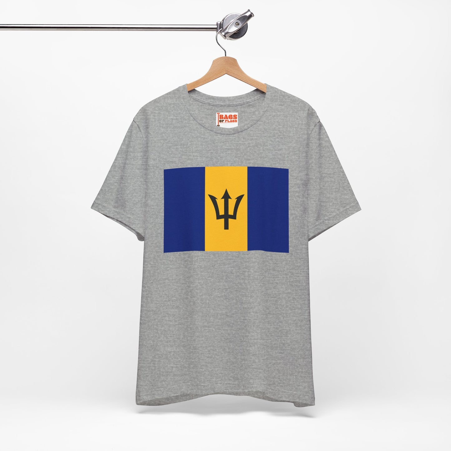 Barbados Flag on T-shirt
