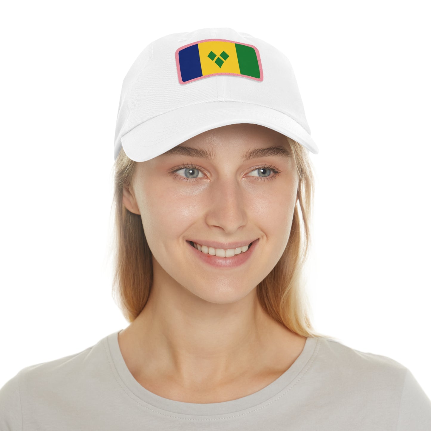 Saint Vincent and the Grenadines Leather Patch Hat
