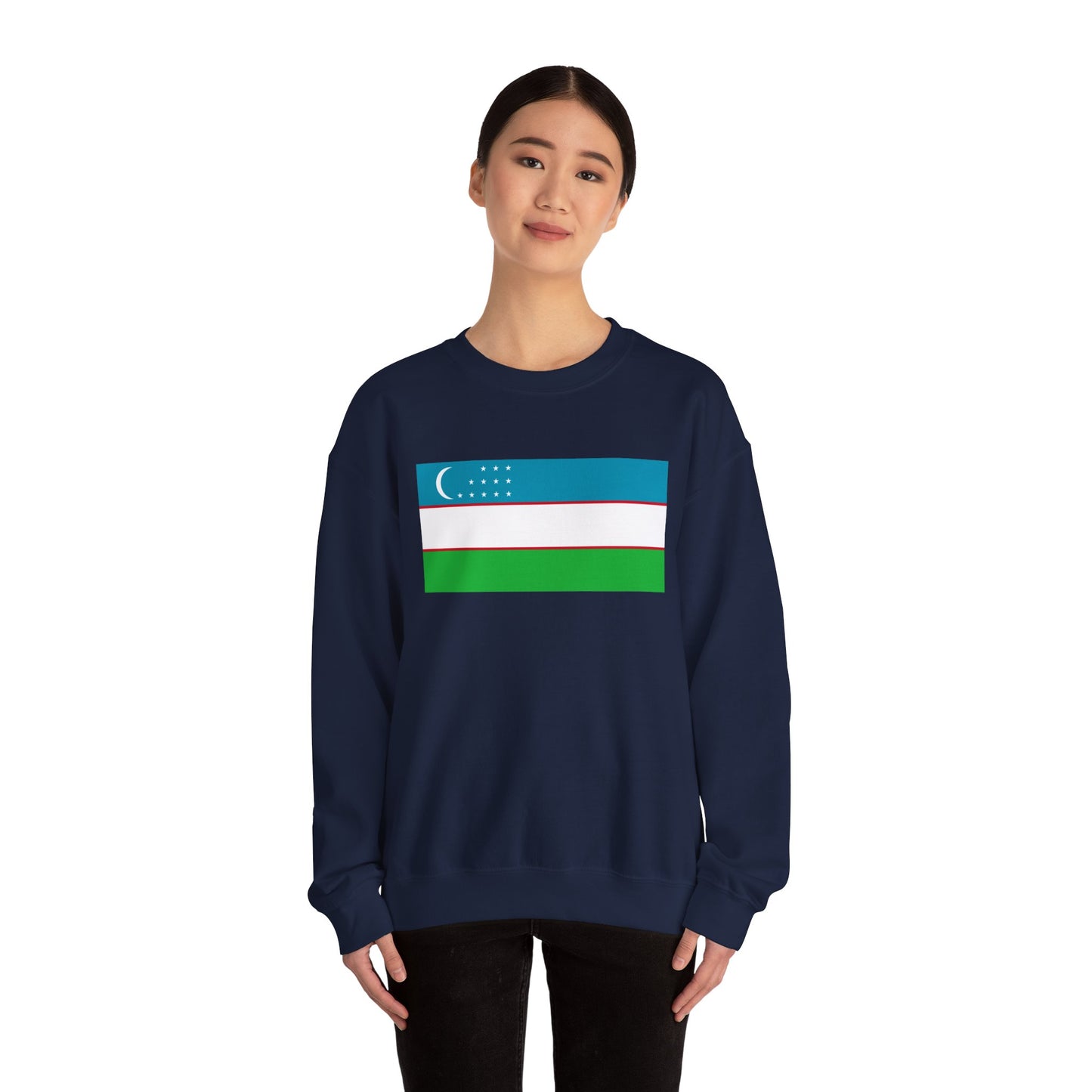Uzbekistan Flag Sweatshirt