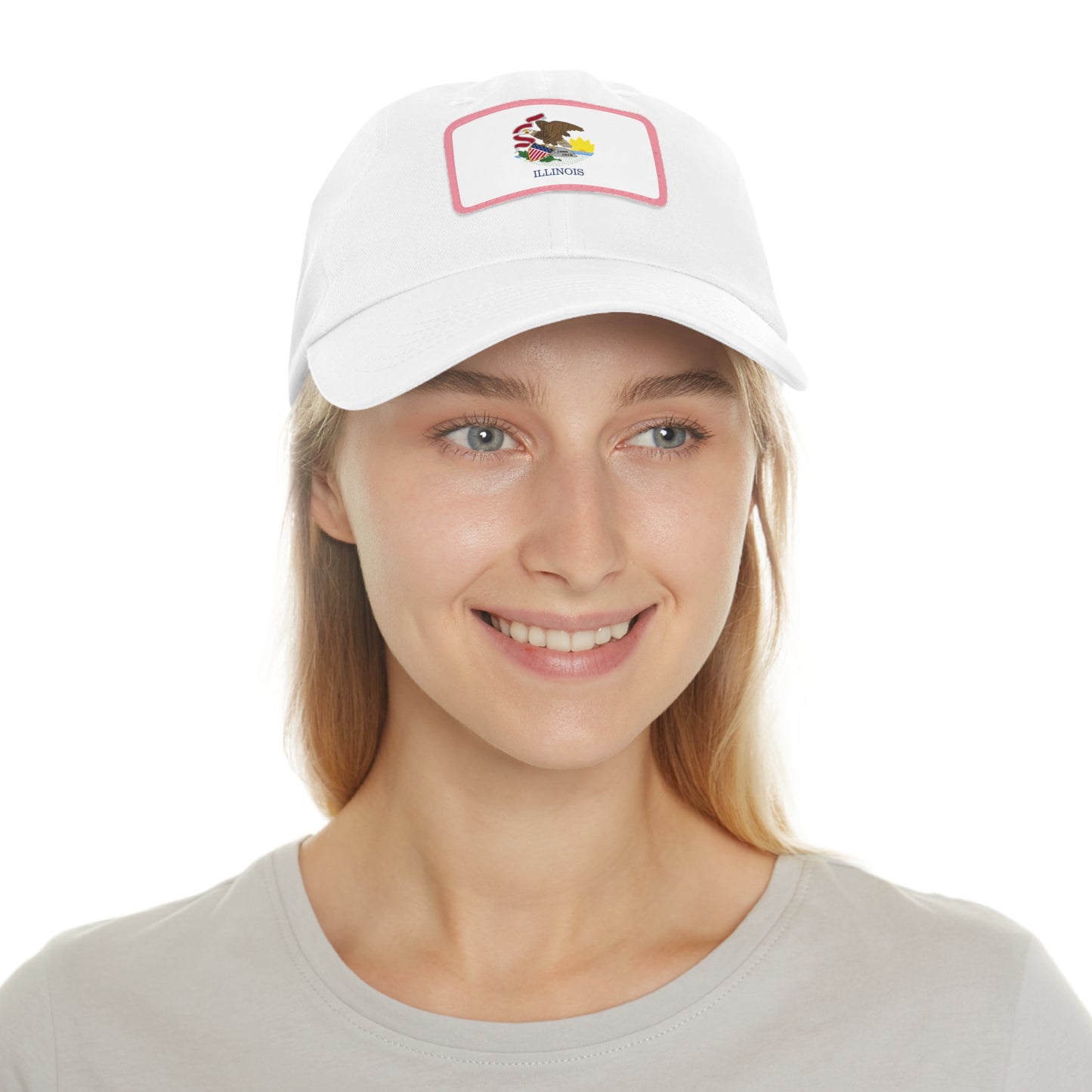 Illinois Leather Patch Hat