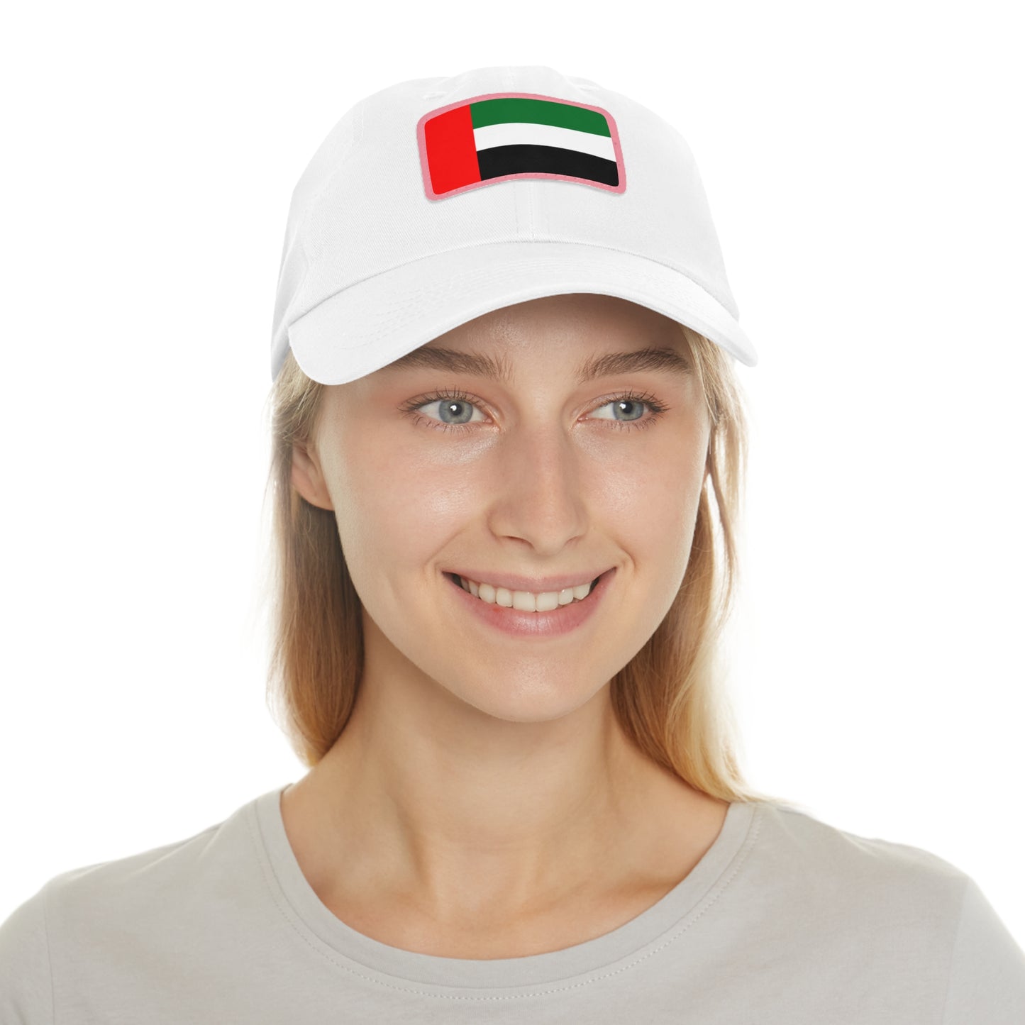 United Arab Emirates Leather Patch Hat