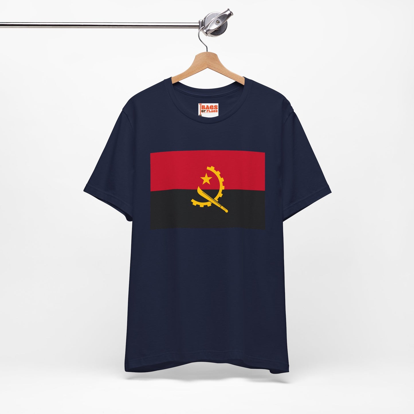 Angola Flag on T-shirt