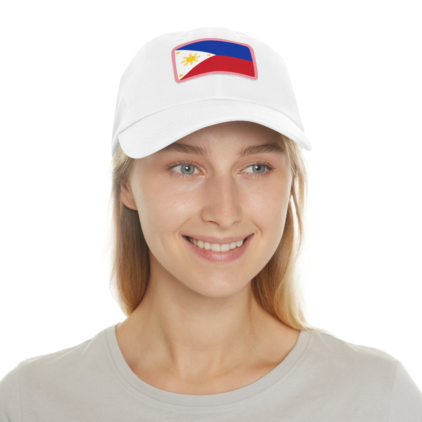 Philippines Leather Patch Hat