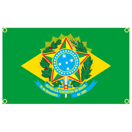 Brazil National Flag – High-Quality Polyester