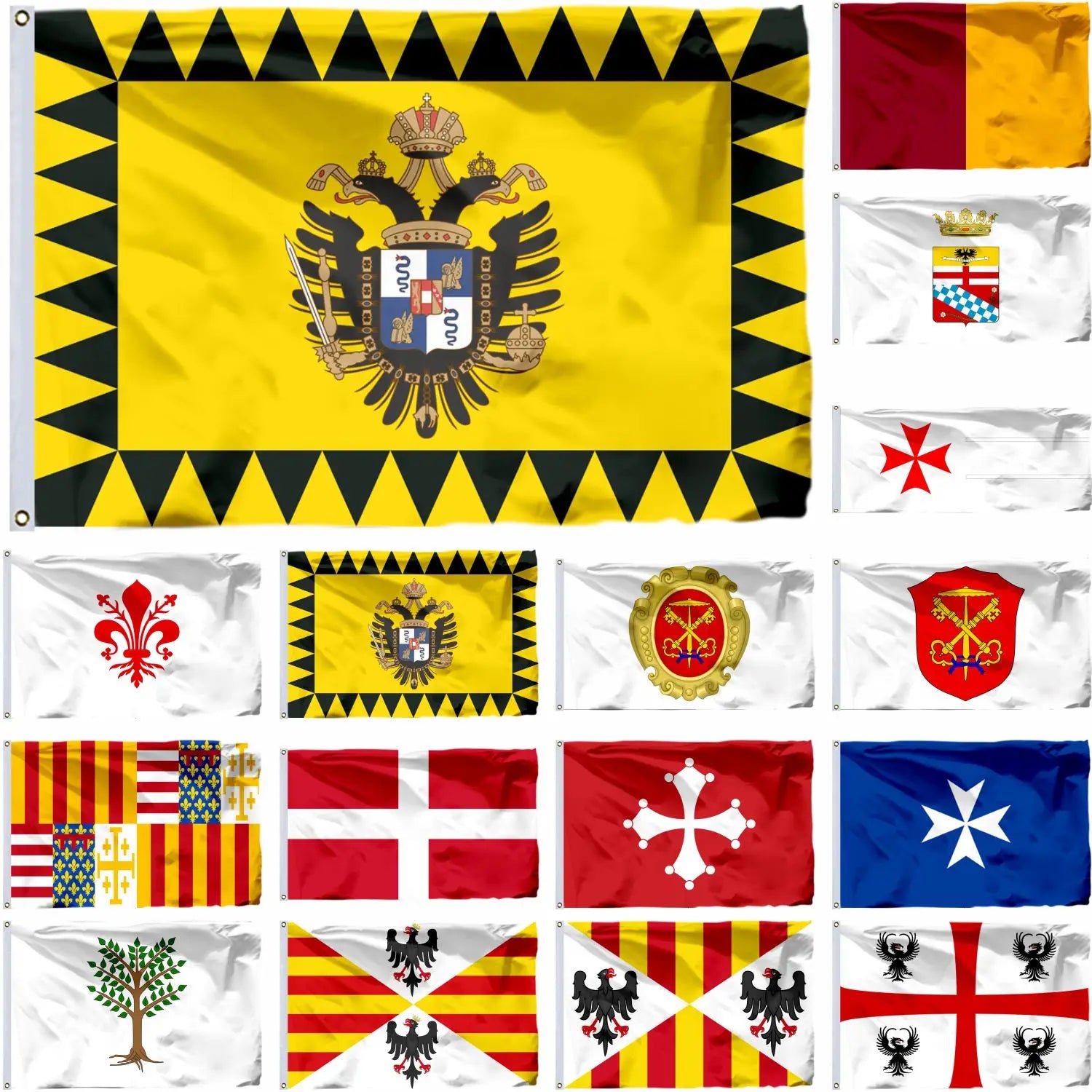 historical flags of europe