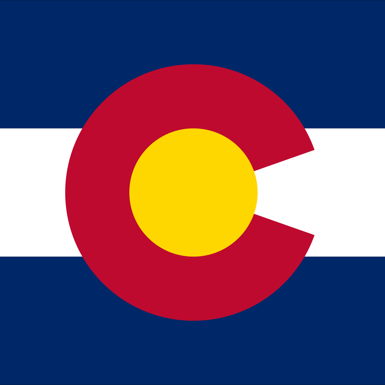US State: Colorado CO flag