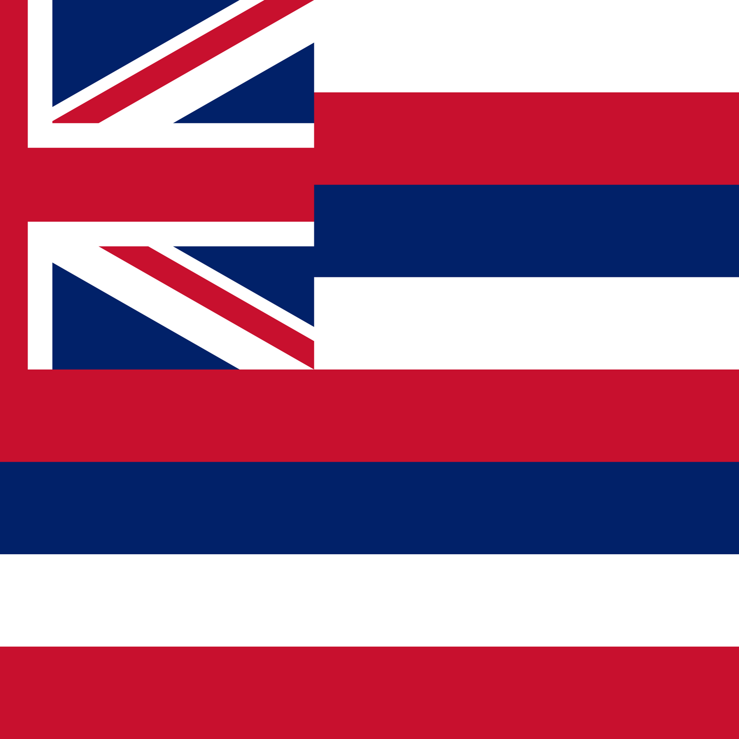 US State: Hawaii HI flag