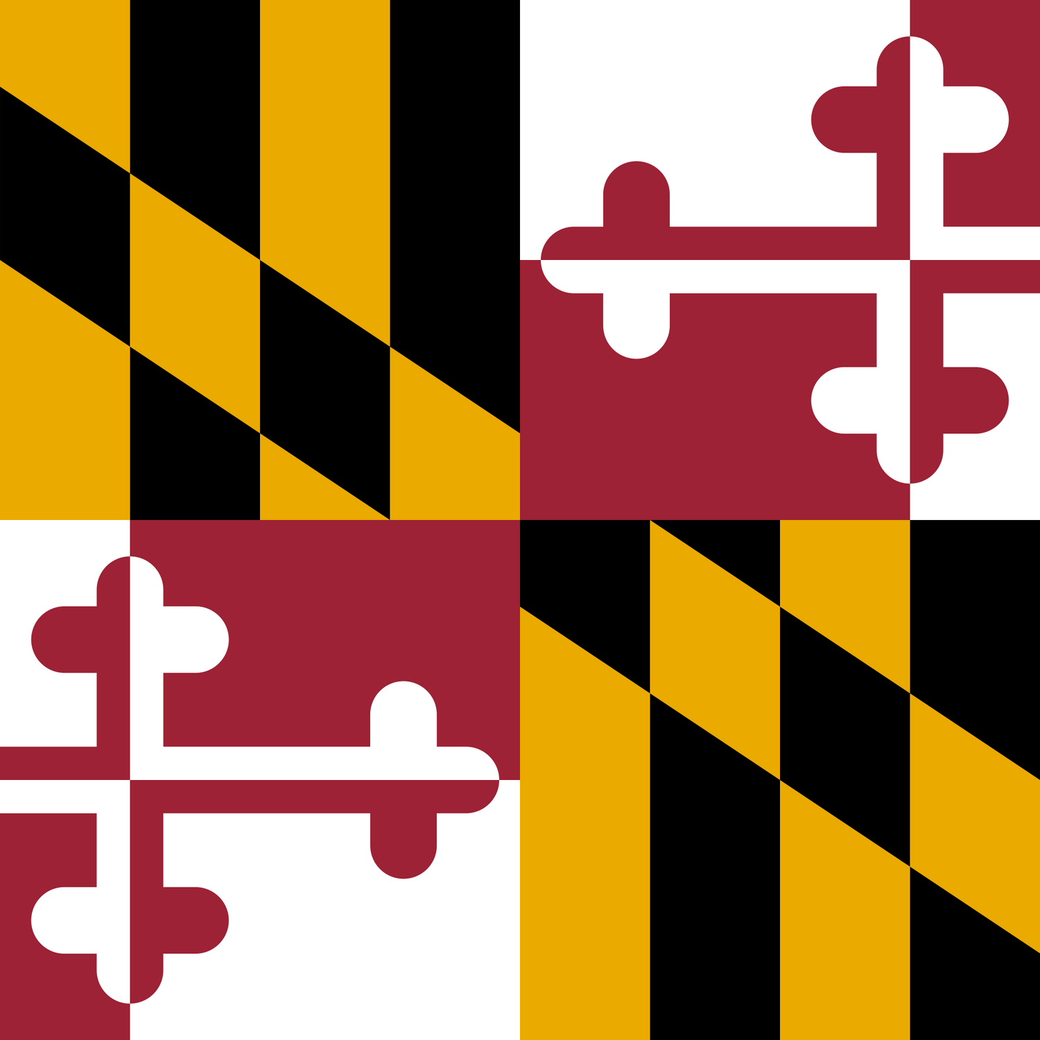 US State: Maryland MD flag