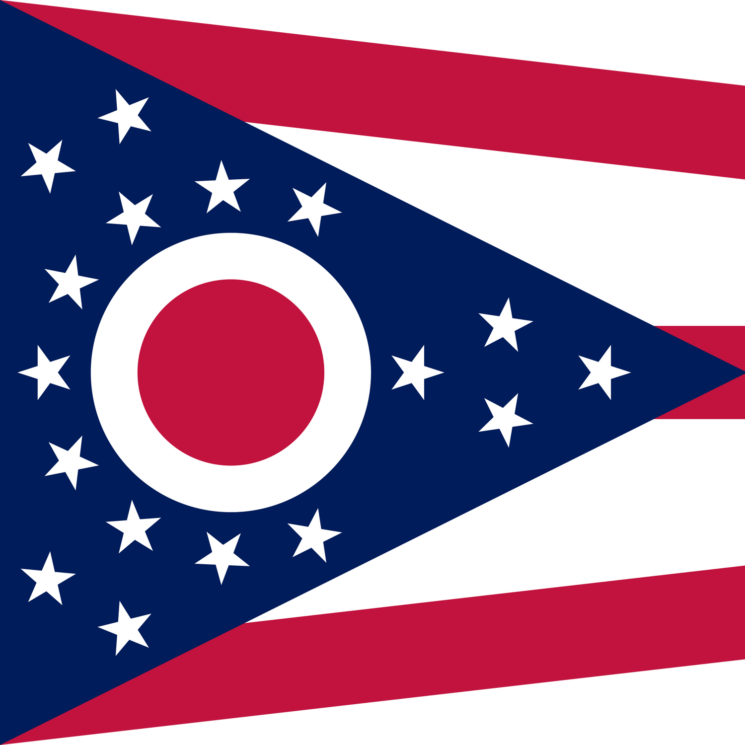 US State: Ohio OH flag
