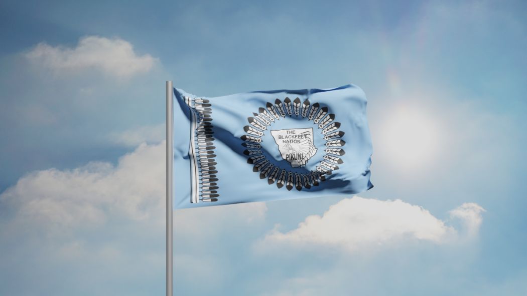 Native American Flags: Piegan Blackfeet