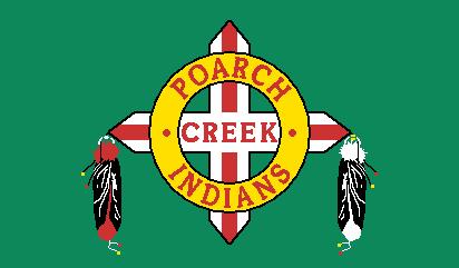 Native American Flags: Poarch Band of Creek Indians