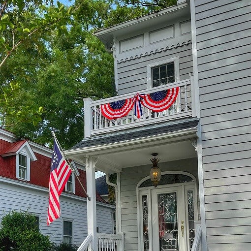 American flags over the years - Betsy Ross flag