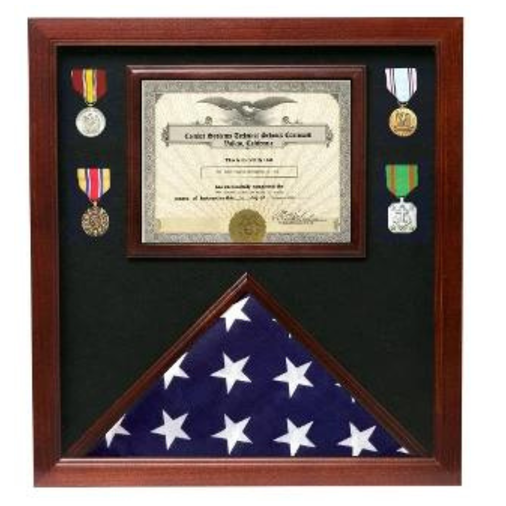 Flag & Certificate Display Case