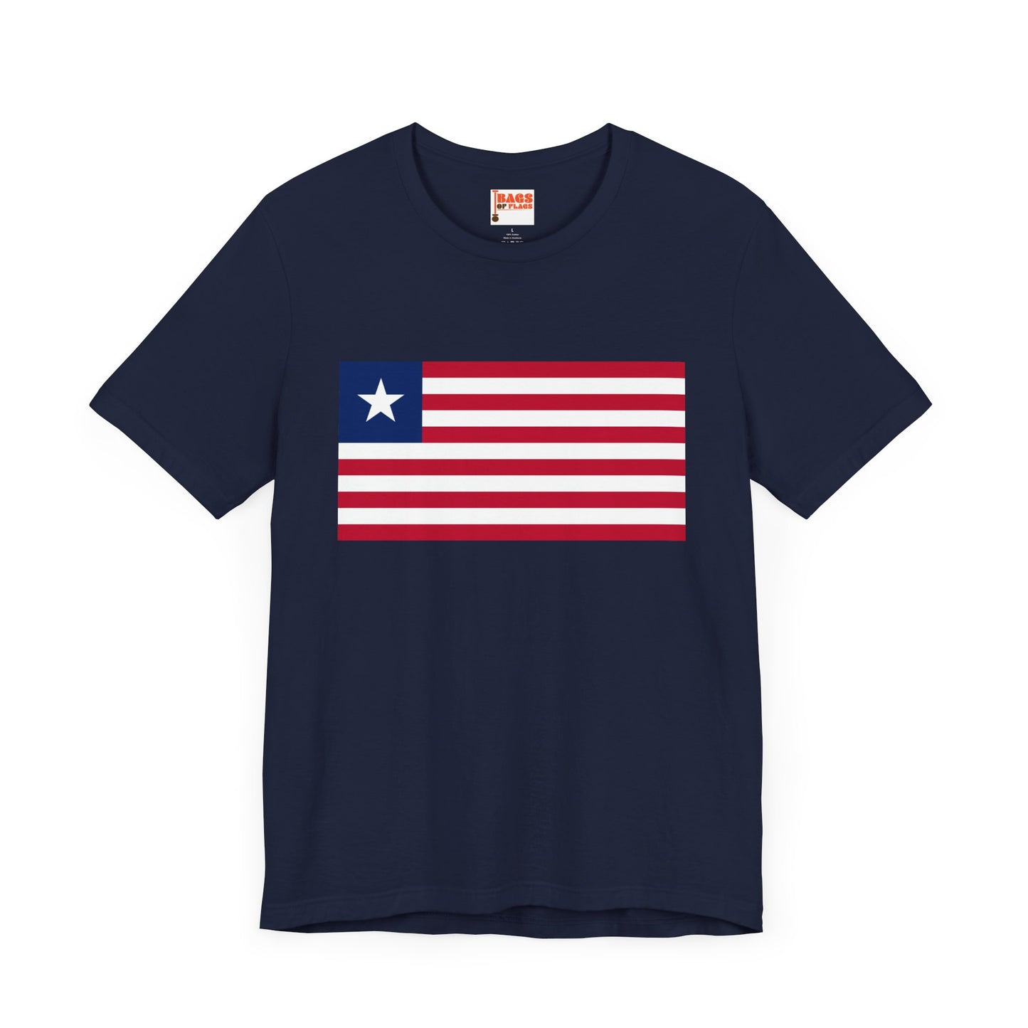 Liberia Flag on T-shirt