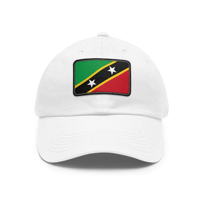 Saint Kitts and Nevis Leather Patch Hat