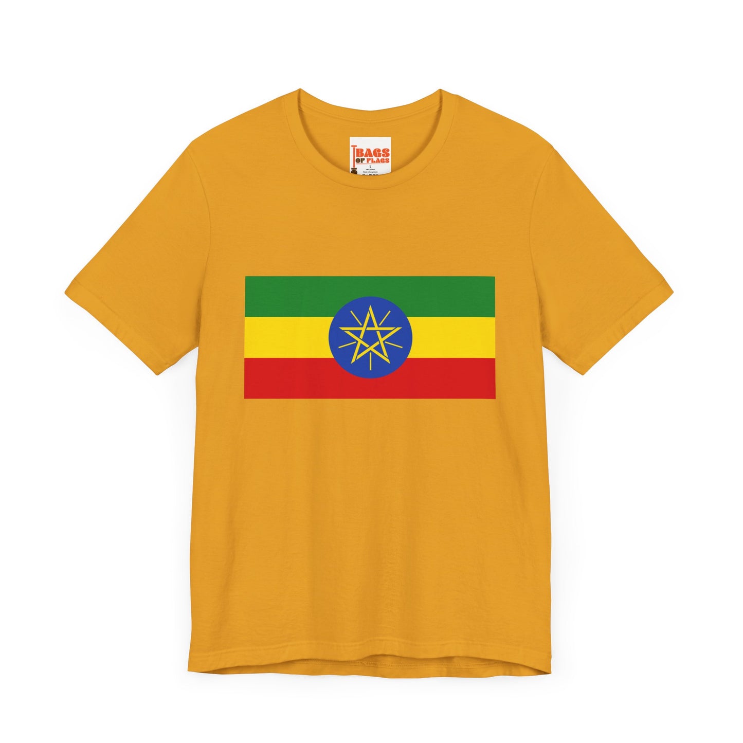 Ethiopia Flag on T-shirt