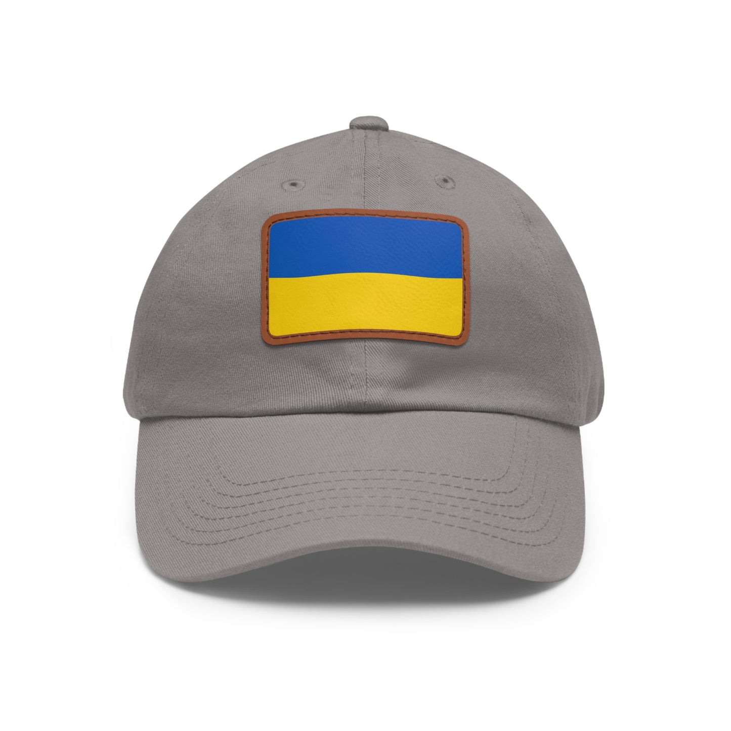Ukraine Leather Patch Hat