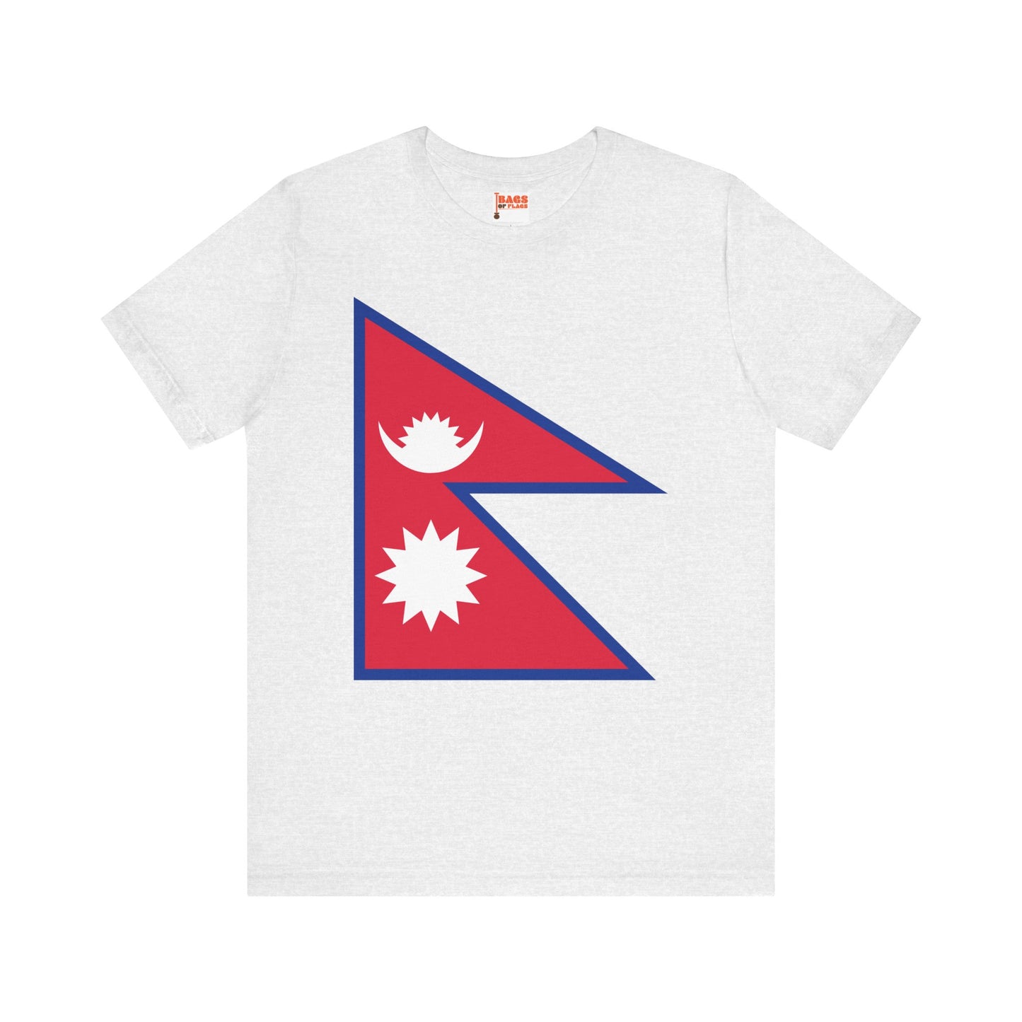 Nepal Flag on T-shirt