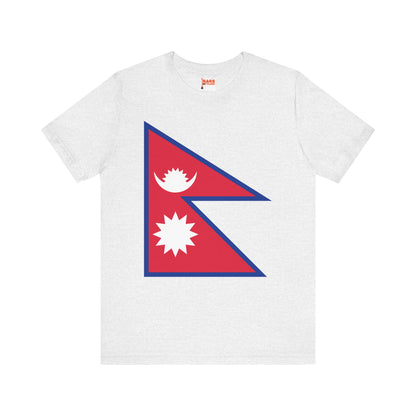 Nepal Flag on T-shirt
