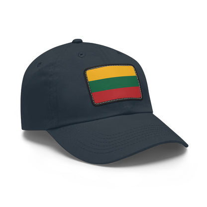 Lithuania Leather Patch Hat