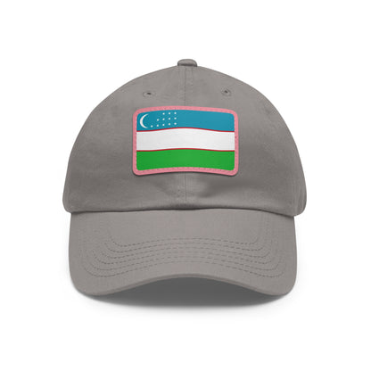 Uzbekistan Leather Patch Hat