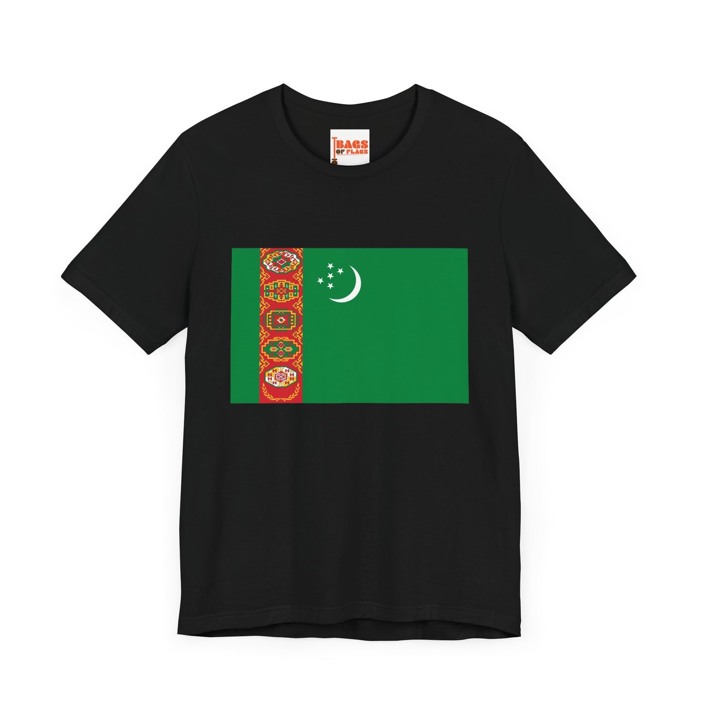 Turkmenistan Flag on T-shirt