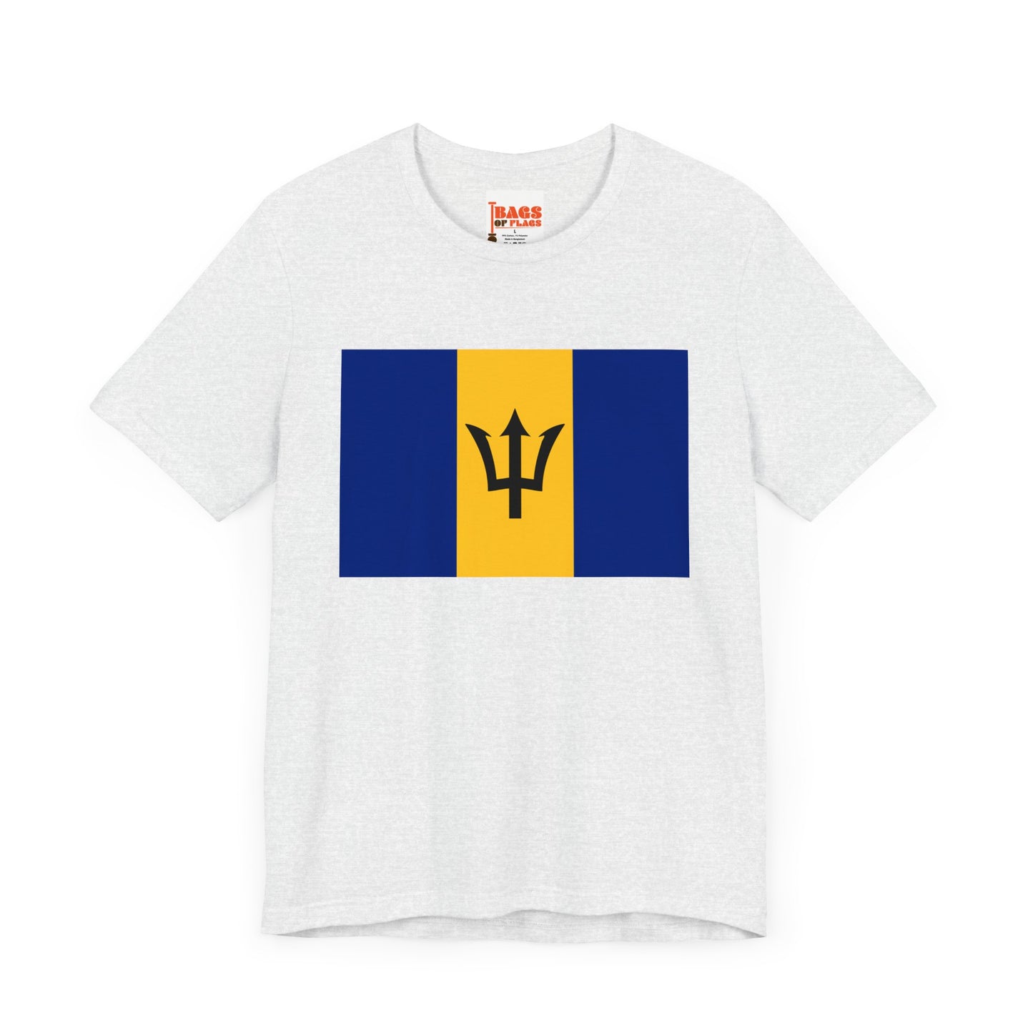 Barbados Flag on T-shirt