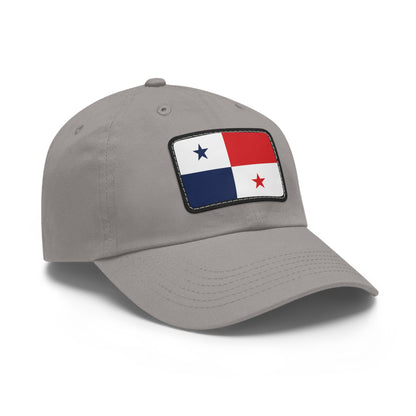 Panama Leather Patch Hat