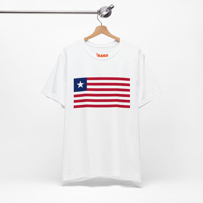 Liberia Flag on T-shirt