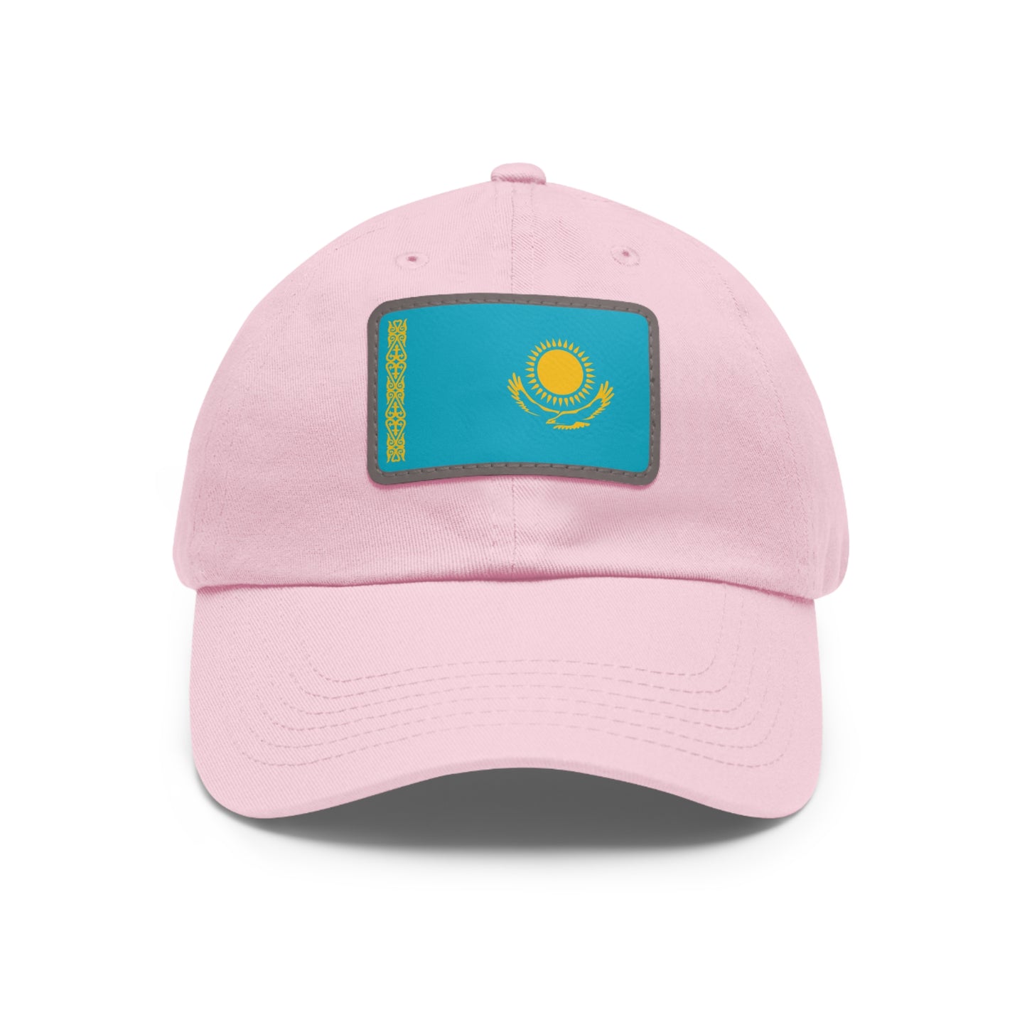 Kazakhstan Leather Patch Hat