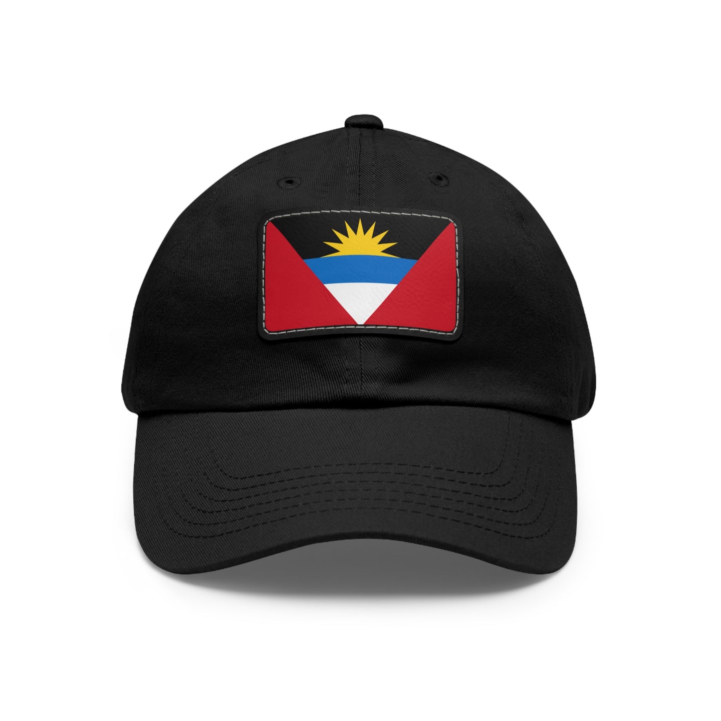 Antigua and Barbuda Leather Patch Hat
