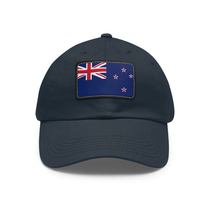 New Zealand Leather Patch Hat