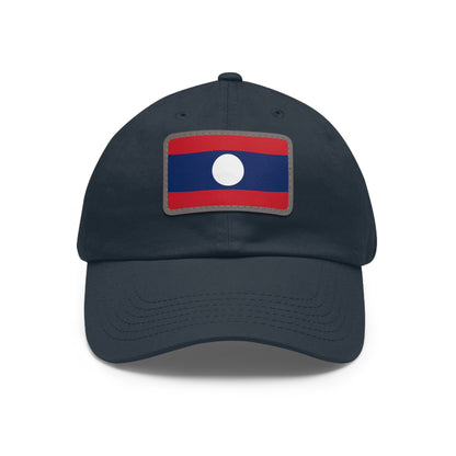 Laos Leather Patch Hat