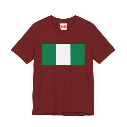 Nigeria Flag on T-shirt