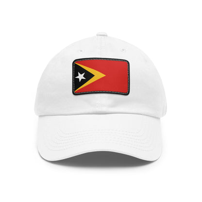 East Timor Leather Patch Hat