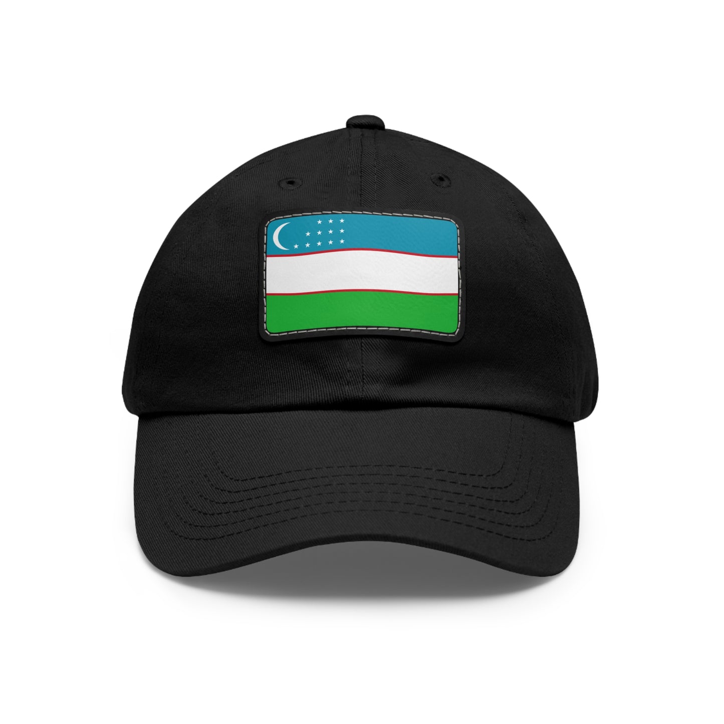 Uzbekistan Leather Patch Hat