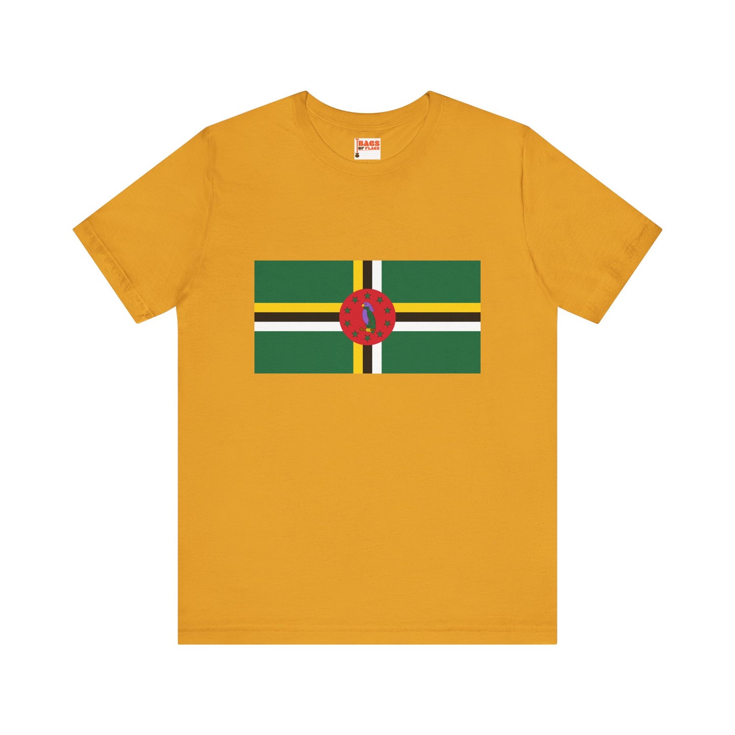 Dominica Flag on T-shirt