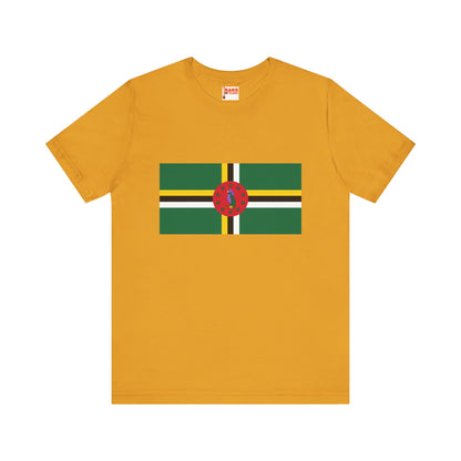 Dominica Flag on T-shirt