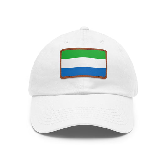 Sierra Leone Leather Patch Hat