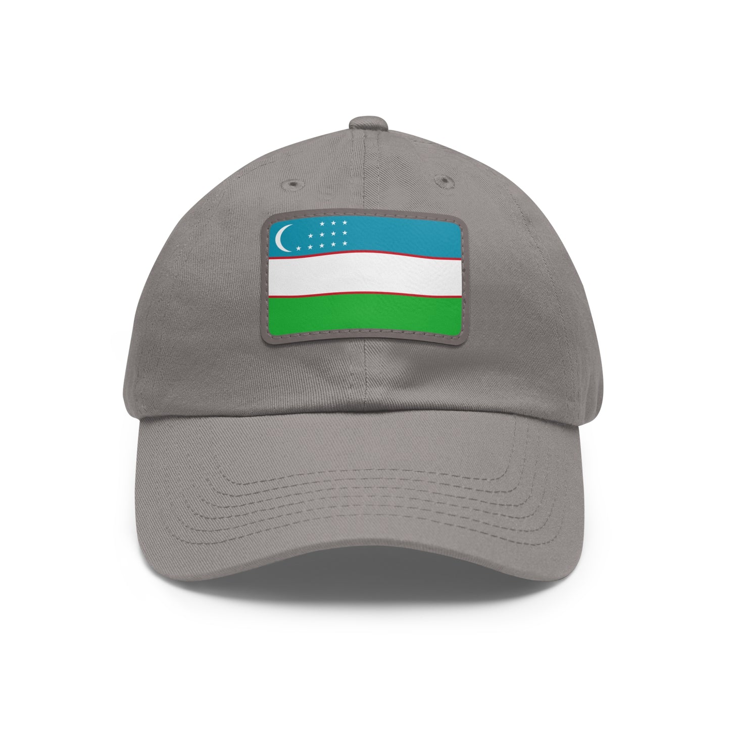 Uzbekistan Leather Patch Hat