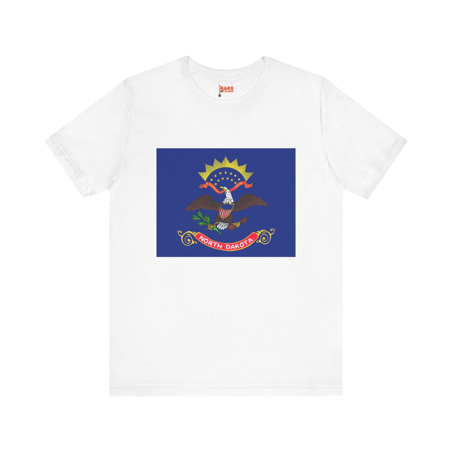 North Dakota Flag T-shirts