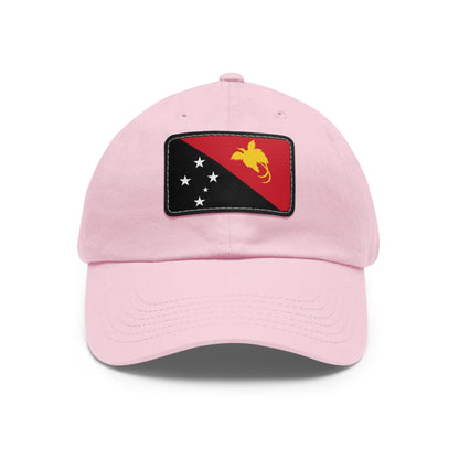 Papua New Guinea Leather Patch Hat