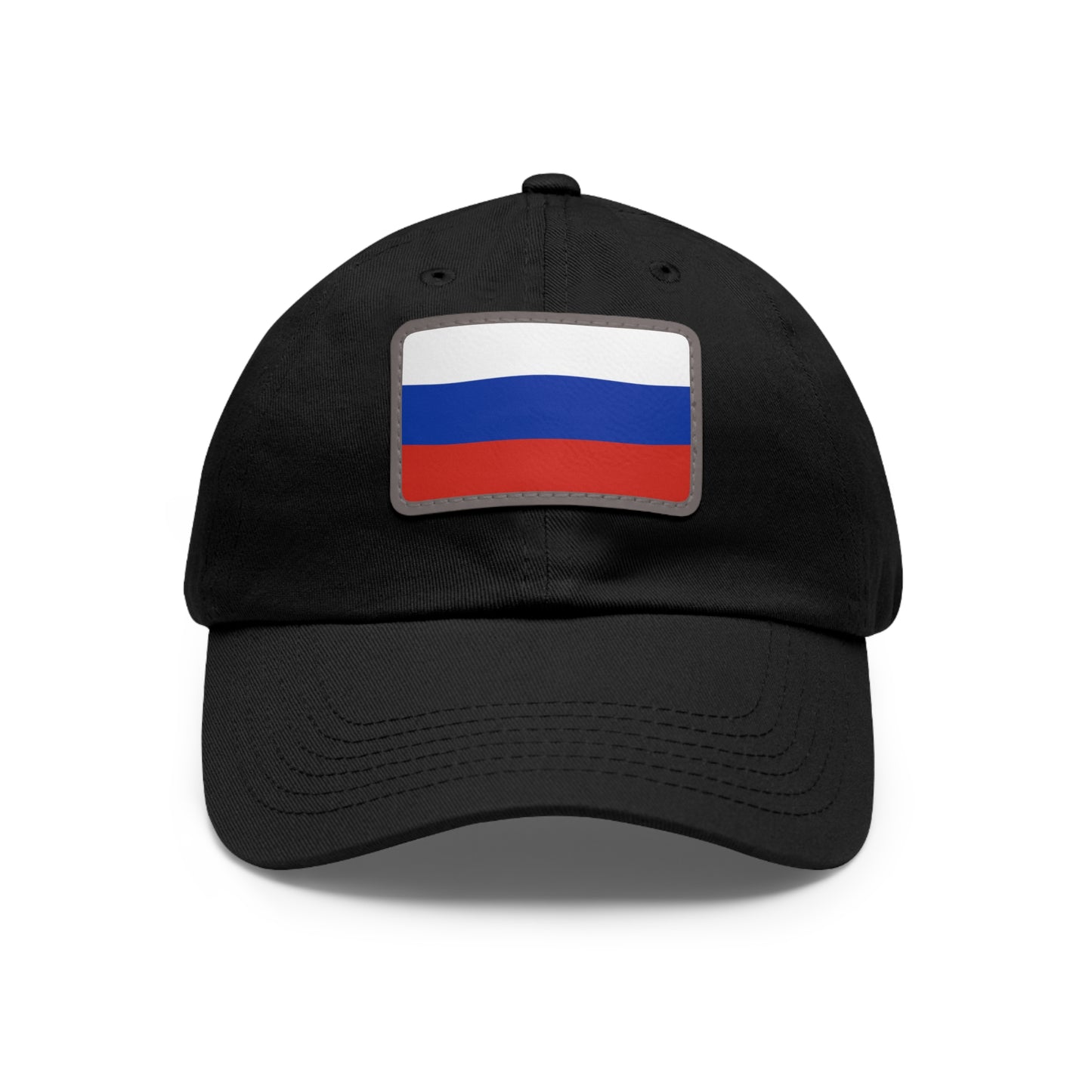 Russia Leather Patch Hat