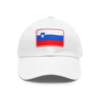 Slovenia Leather Patch Hat