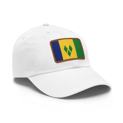 Saint Vincent and the Grenadines Leather Patch Hat