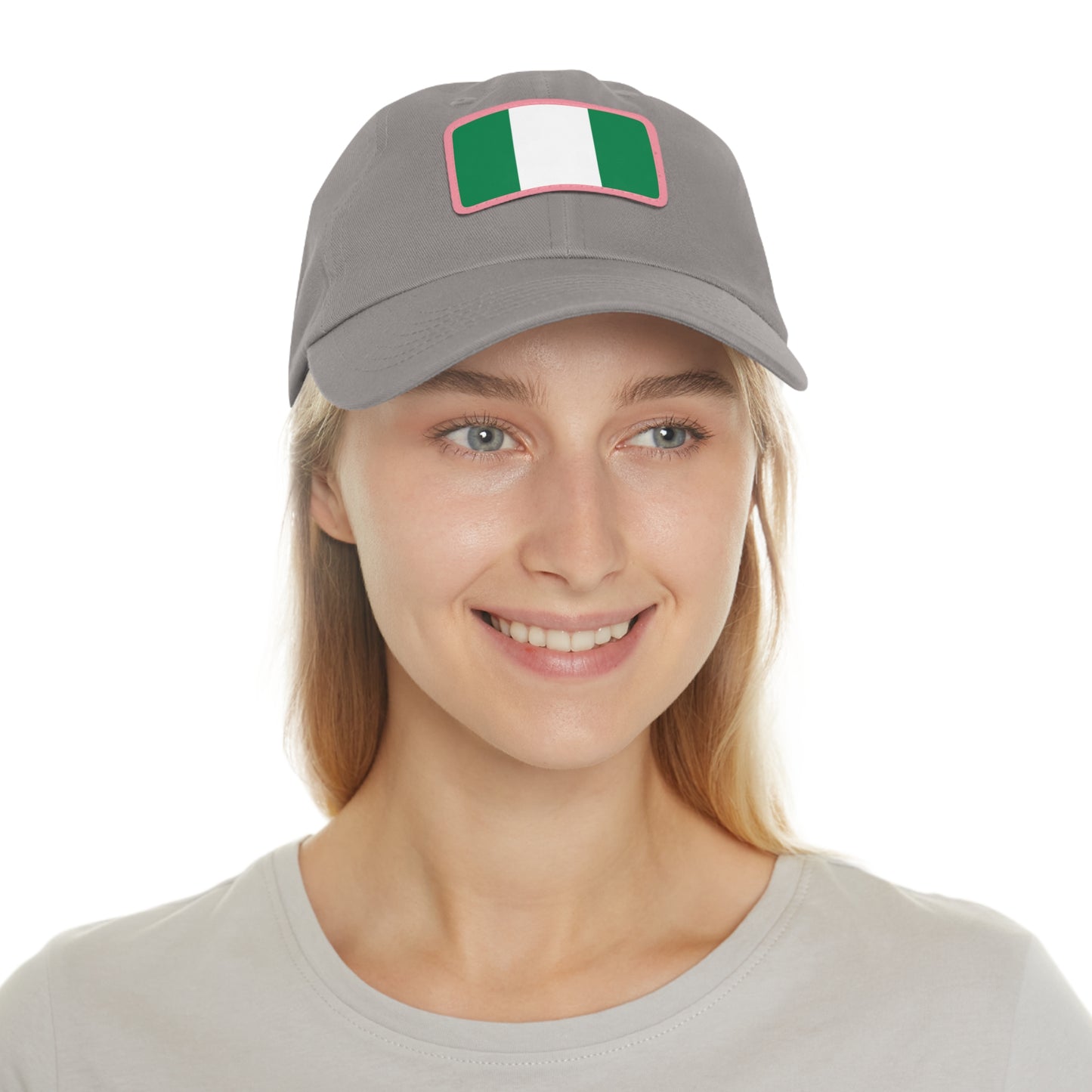 Nigeria Leather Patch Hat
