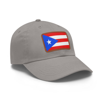 Puerto Rico Leather Patch Hat