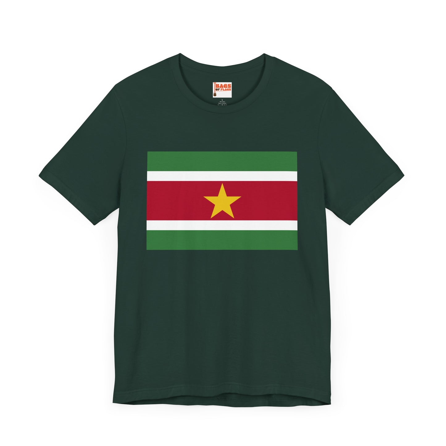 Suriname Flag on T-shirt