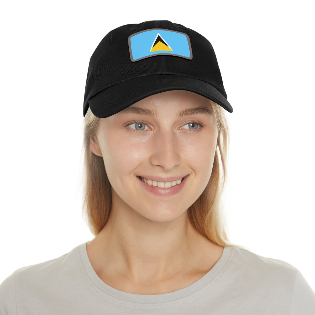Saint Lucia Leather Patch Hat