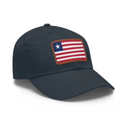 Liberia Leather Patch Hat